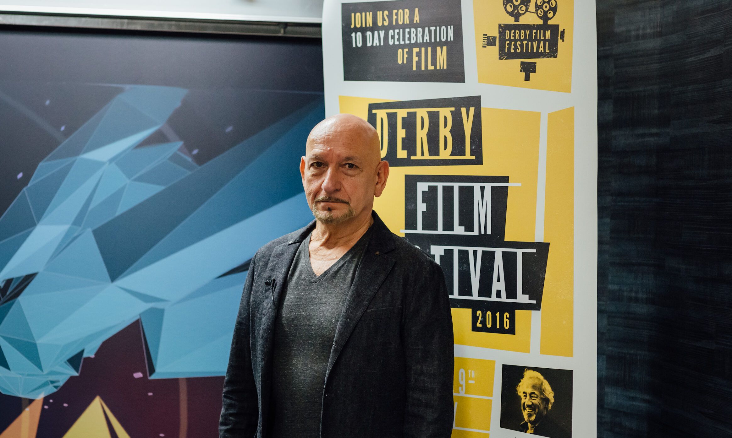 2016 Actor Ben Kingsley visits QUAD for Derby Film Festival