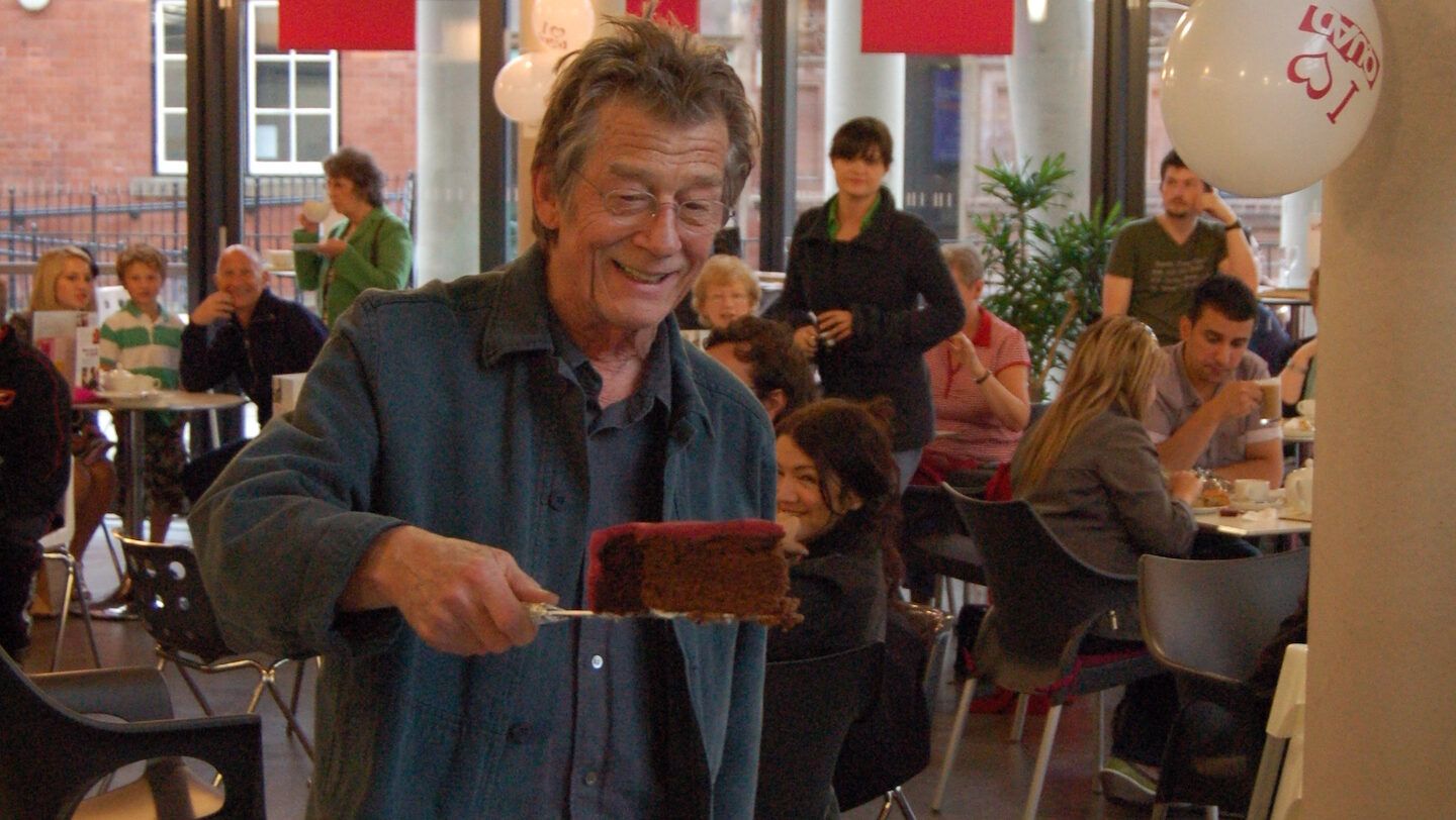 2009 Actor Sir John Hurt visits QUAD and becomes our first patron